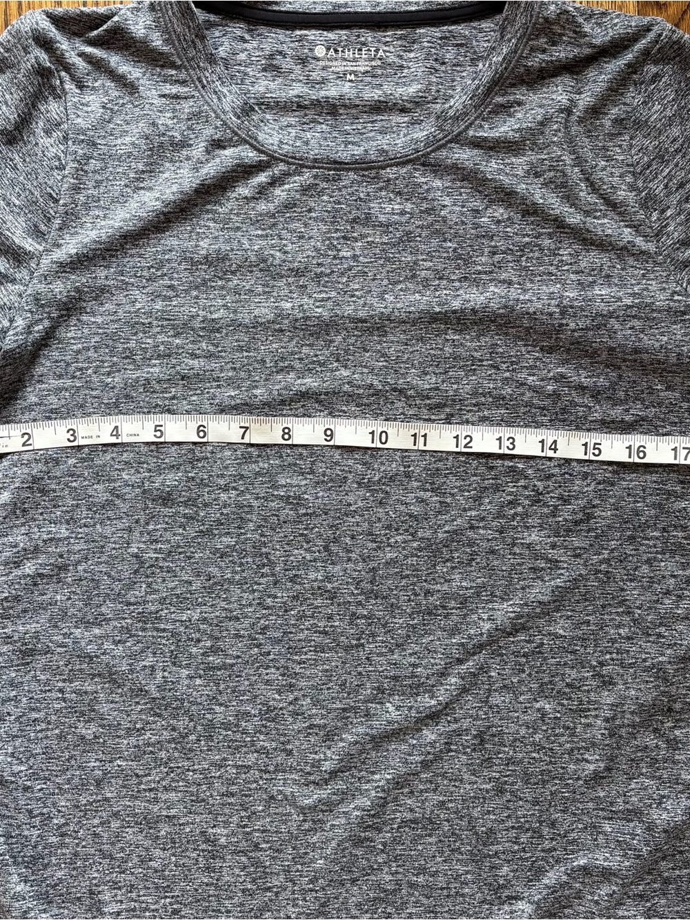 Athleta Heather Gray Long-Sleeve Performance Top | Women’s Medium - Picture 3 of 5